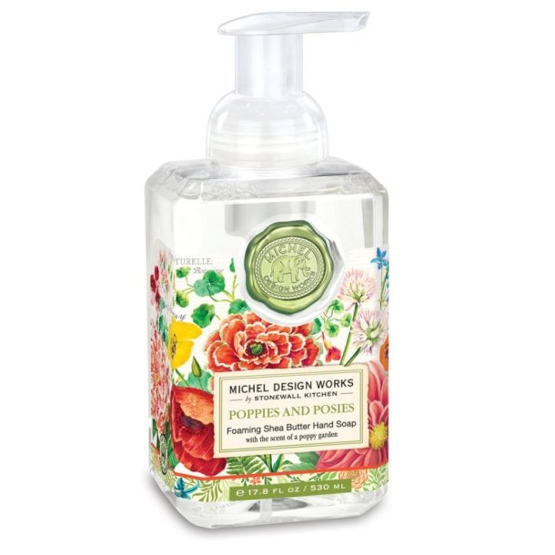 Michel Design works skums�be med poppies and posies