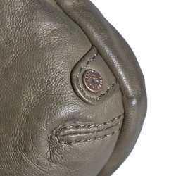 Depeche mobil taske i army green skind