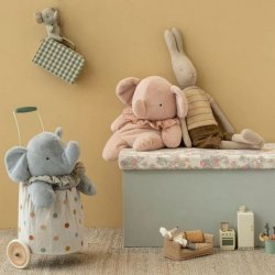 Maileg stor plys elefant i pudder