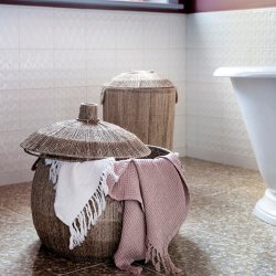 Bungalow jute mellem opbevaringskurv