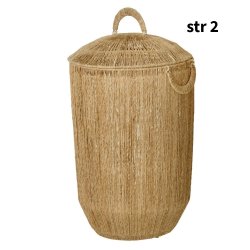 Bungalow jute mellem opbevaringskurv