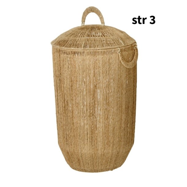 Bungalow jute lille opbevaringskurv