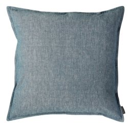 Speedtsberg pude i m�rkebl� denim farve