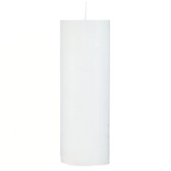 Cozy Living hvidt rustikt paraffinlys 