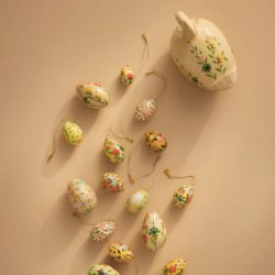 Bungalow p�ske �g Thilla straw s�t af 3 stk