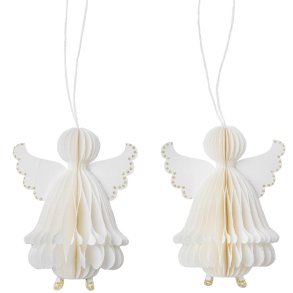 Bungalow honeycomb engle i creme