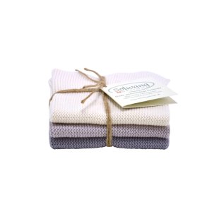 Solwang Design kologisk lys stvet lilla kombi karklude