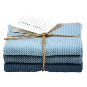   Solwang Design kologiske karklude i rustikbl kombi