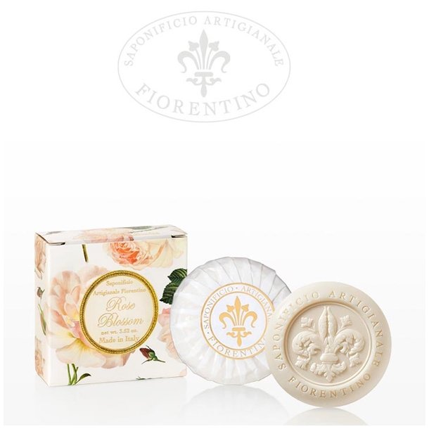 Saponificio Artigianale Fiorentino vegetabilsk sæbe med rose duft
