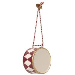 Maileg hndmalet stor tromme i metal 