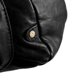 Depeche shoppertaske i bldt skind 