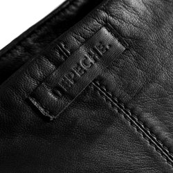 Depeche shoppertaske i bldt skind 