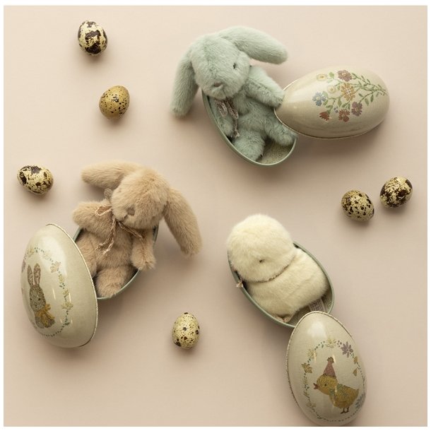 Maileg pskeg med rosa print , 2 stk i sttet