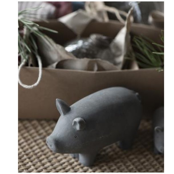 Ib Laursen Stillenat gr gris i polyresin