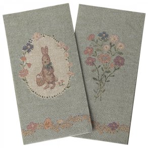 Maileg pskeservietter med broderi