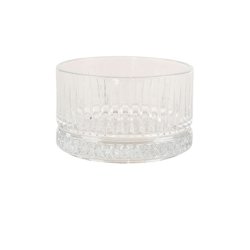 Speedtsberg glasskl med mnster i klar glas 