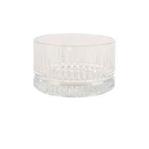 Speedtsberg glasskl med mnster i klar glas 