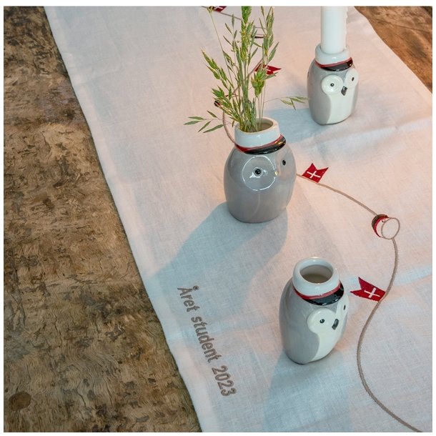 Speedtsberg studenter vase med rd hue kant