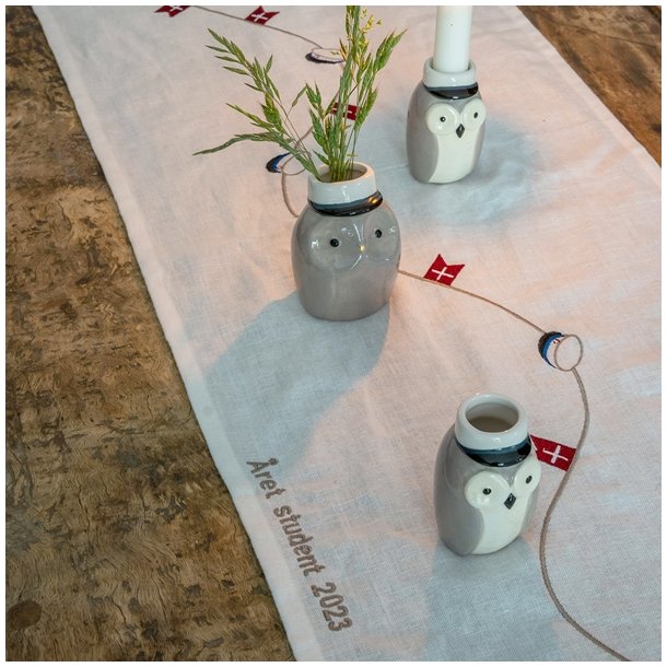 Speedtsberg studenter vase med bl hue kant