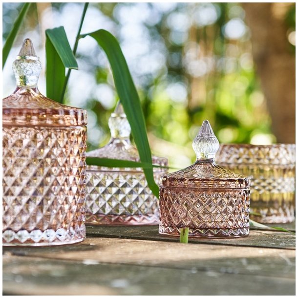 Speedtsberg  krukke med lg i glas