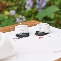 Speedtsberg fyrfadstage  bl studenterhue