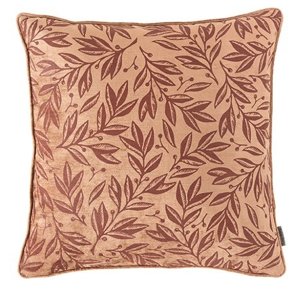 Cozy Living pude i viskose fljl med bladmnster