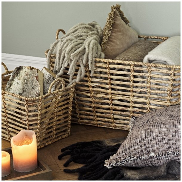 Cozy living Ollie vand hyacinth kurv, small