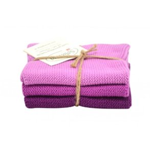 Solwang Design kologiske karklude i lyng kombi