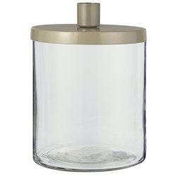 Ib laursen glasstage med metallg til bedelys