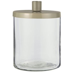 Ib laursen glasstage med metallg til bedelys