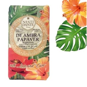 Nesti Dante vegetabilsk sbe med amber, valmue og hawaii blomst 