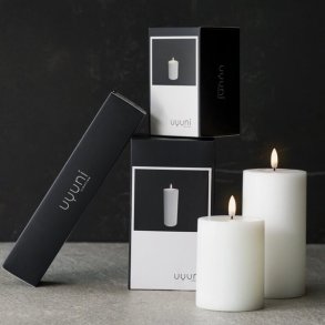 Uyuni LED bloklys i hvid, vlg str