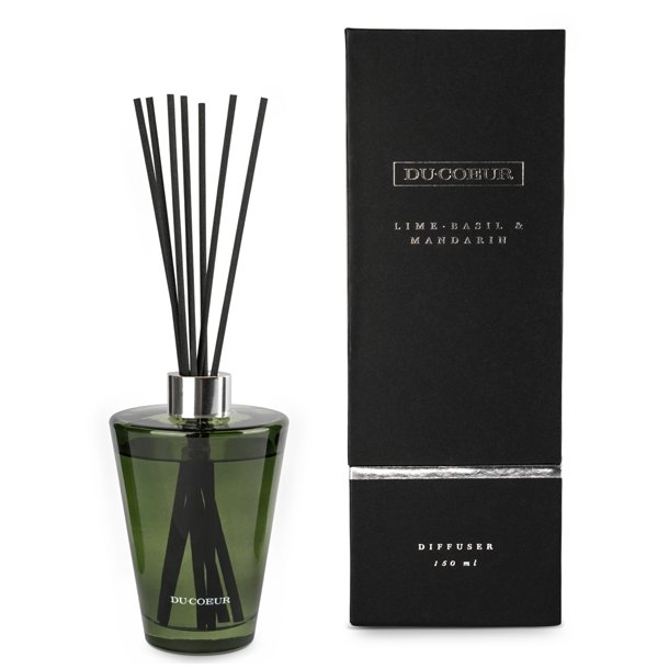 Du Coeur diffuser med lime basilikum og mandarin duft