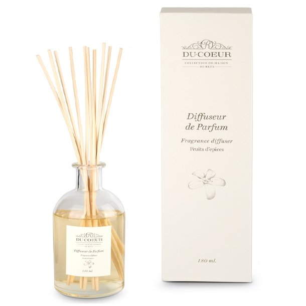 Du Coeur duft diffuser med Fruits D`epices Spicy 