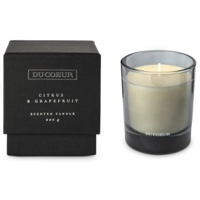 Du Coeur duftlys med citrus og grapefrugt duft