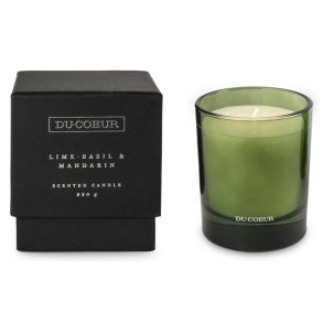 Du Coeur duftlys med lime basil og mandarin
