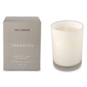Du Coeur duftlys med white og ginger duft