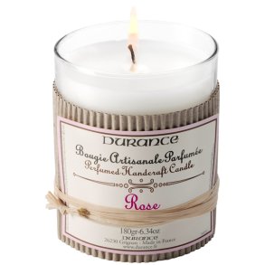 Durance duftlys med rose duft