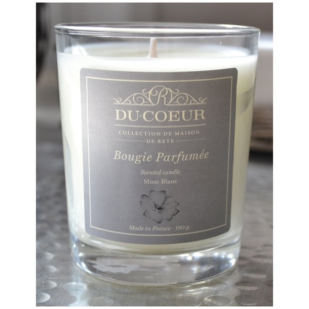 Du Coeur Musc Blanc duftlys 