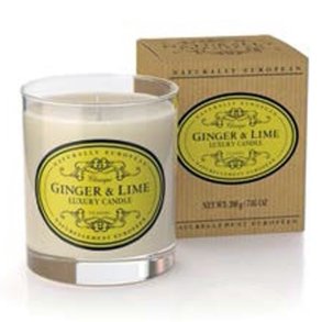 Naturally european duftlys med ginger og lime  