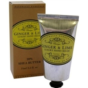 Naturally european ginger og lime hndcreme med sheabutter  