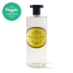 Naturally european showergel med ginger og lime 