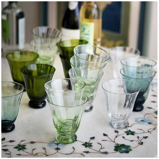  Bungalow trellis glas i topaz farve