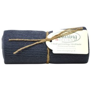 Solwang Design kologisk hndklde i mrk stormgr