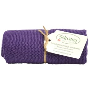 Solwang Design kologisk mrk lilla kkken hndklde 