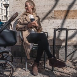 New Zealand ultra kort vinterstvle i coffee