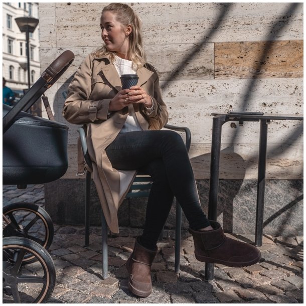 New Zealand ultra kort vinterstvle i coffee