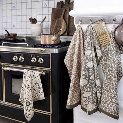 Bungalow viskestykke savannah ruby