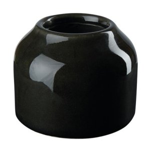 Accantus sort keramik krukke