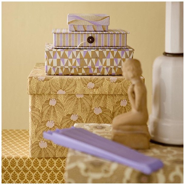 Bungalow magnet bokse wavy lavender 